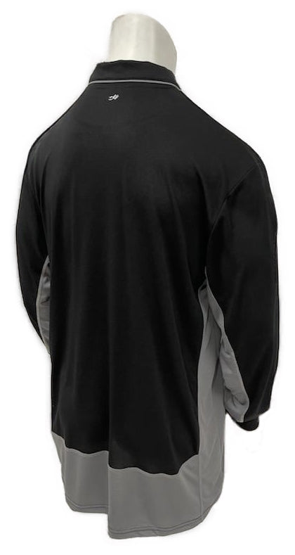 BASL - Long Sleeve MLB Replica Side Panel Shirt - Black Or Polo Blue