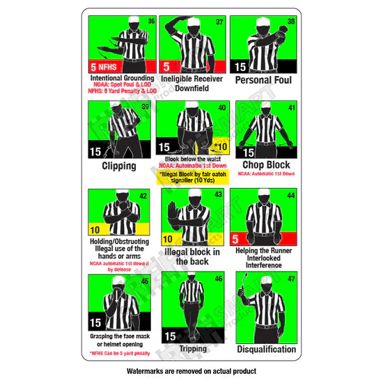 Ref Smart Ultimate Plastic Signal Card with Penalties