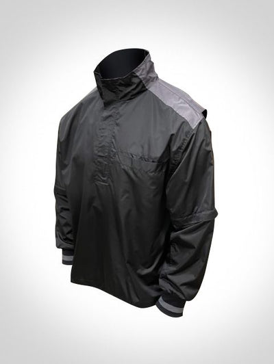 K22 - Honig's 1/4 Zip Pullover Convertible Jacket W/ Grey Shoulder Bar