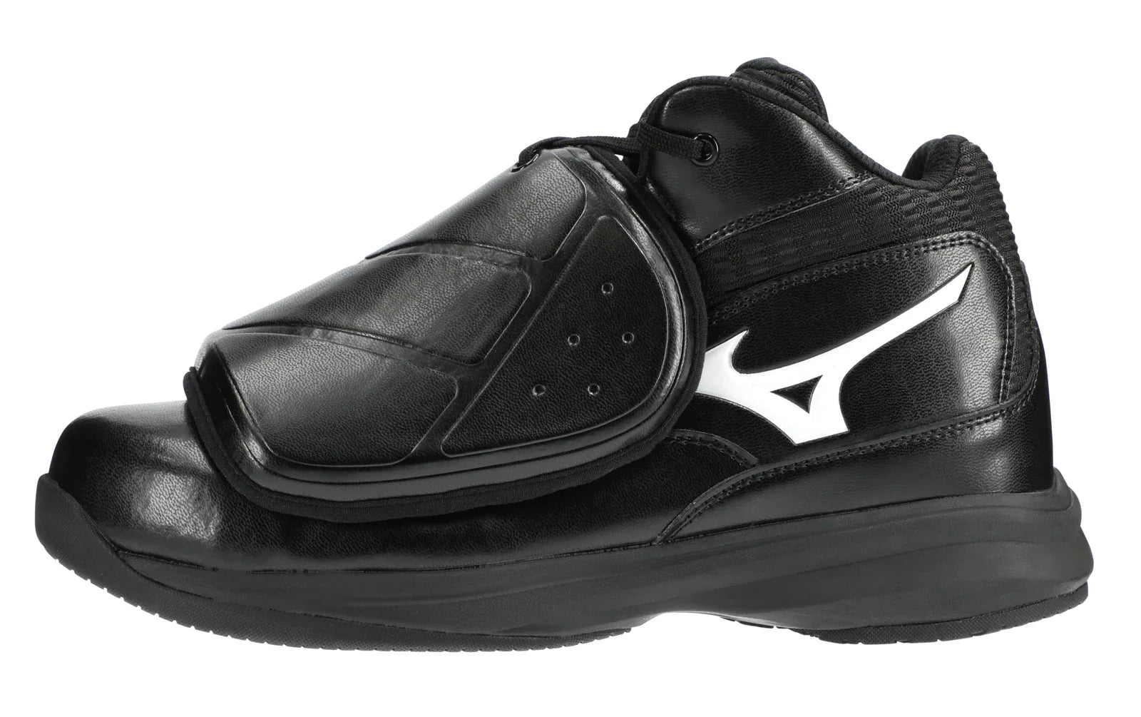 MIZUNO Pro Wave Mid Cut Umpire Plate Shoe - Black / White