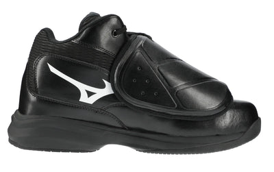 MIZUNO Pro Wave Mid Cut Umpire Plate Shoe - Black / White