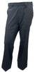 Honig's "New" Performance 4-Way Stretch Flat Front Plate Pant With Expander Waistband - Dark Charcoal